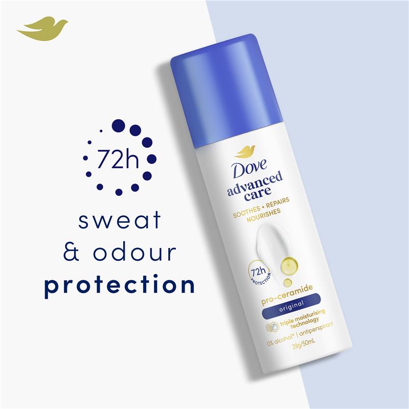 Load image into Gallery viewer, Dove Women Advanced Care Antiperspirant Aerosol Original 30g
