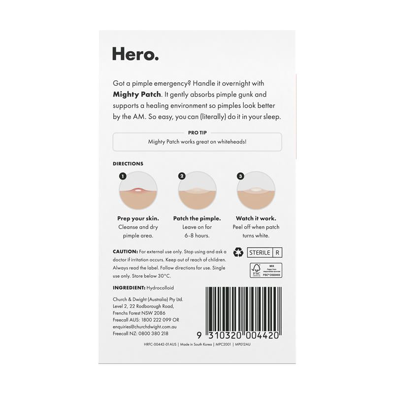 Load image into Gallery viewer, Hero Mighty Patch Original Hydrocolloid Pimple Patches 24 pack
