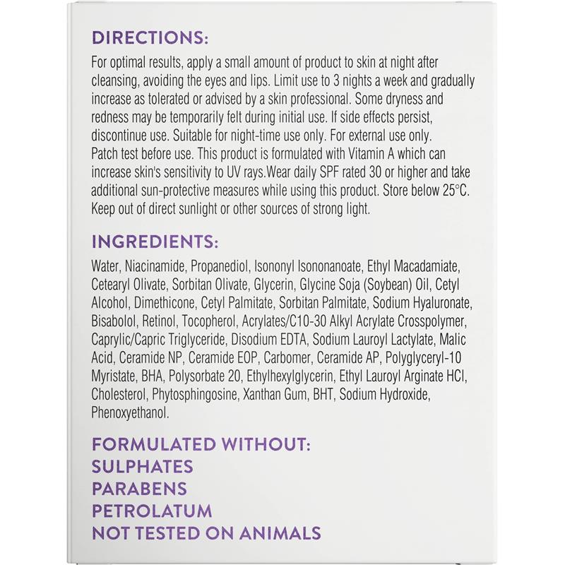 Load image into Gallery viewer, Swisse Skincare Retinol B3 Night Renewal Cream 50g
