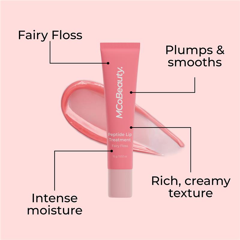Load image into Gallery viewer, MCoBeauty Peptide Lip Treatment Fairy Floss
