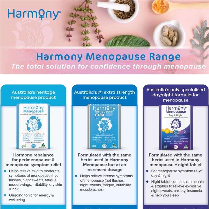 Load image into Gallery viewer, Harmony Menopause Day &amp; Night 90 Tablets

