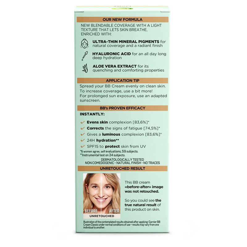 Load image into Gallery viewer, Garnier BB Cream All-In-One Perfector Classic Light SPF 15 50mL
