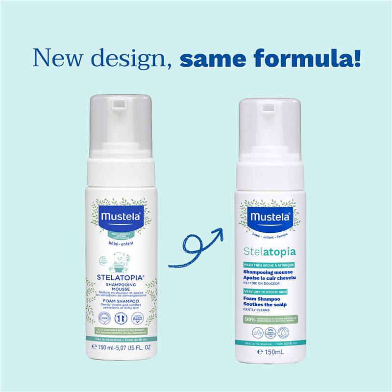 Load image into Gallery viewer, Mustela Stelatopia Foam Shampoo 150ml
