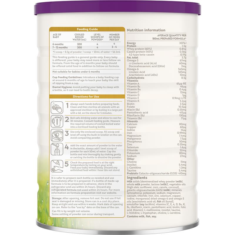 Load image into Gallery viewer, A2 Gentle Gold Premium Follow-on Formula Stage 2 From 6 Months 800g
