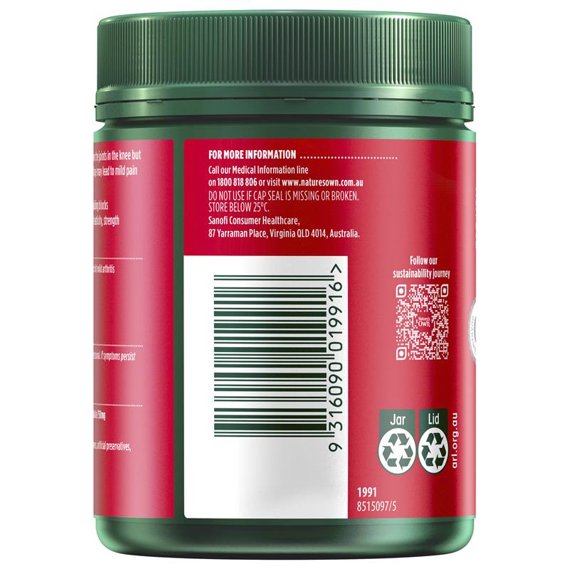 Load image into Gallery viewer, Nature's Own Glucosamine Sulfate With Chondroitin 320 Tablets
