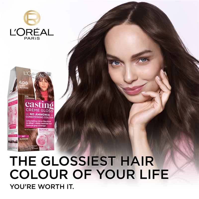 Load image into Gallery viewer, L'Oreal Paris Casting Creme Gloss Semi-Permanent Hair Colour - 600 Dark Blonde
