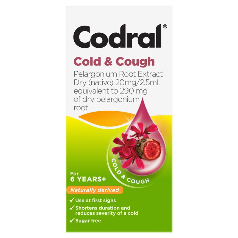 Load image into Gallery viewer, Codral Cold &amp; Cough Pelargonium Root 100ml
