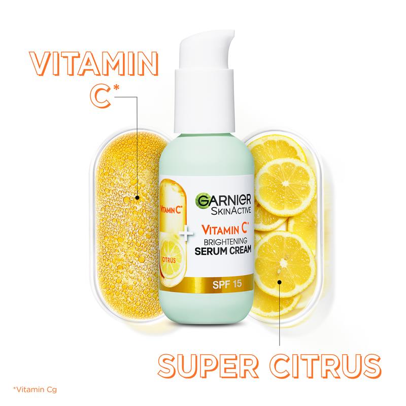 Load image into Gallery viewer, Garnier Skin Active Vitamin C Serum Cream 50ml

