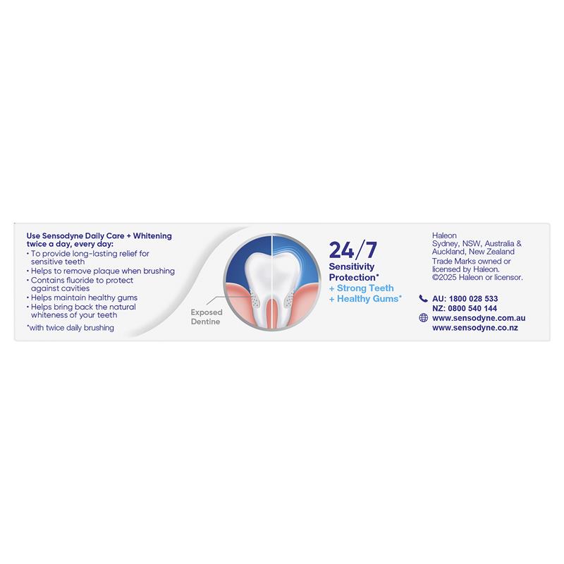 Load image into Gallery viewer, Sensodyne Toothpaste Daily Care + Whitening 50g
