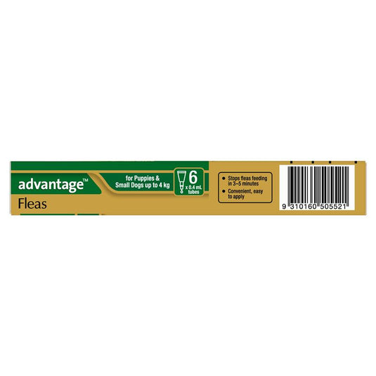Advantage Dog 0-4Kg Small 6