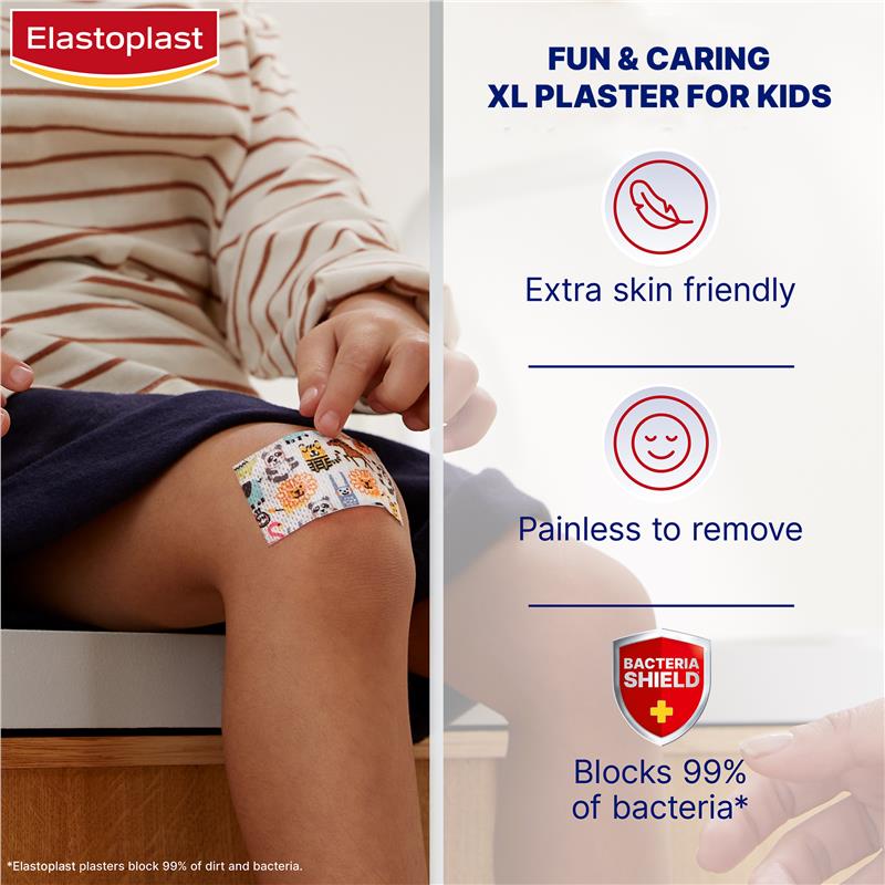 Load image into Gallery viewer, Elastoplast Kids Sensitive XL Dressing 10 Pack

