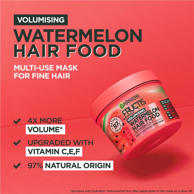 Load image into Gallery viewer, Garnier Fructis Hair Food Watermelon 390ml
