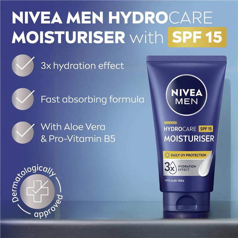 Load image into Gallery viewer, NIVEA MEN Hydrocare Protective Moisturiser SPF 15 75 ml
