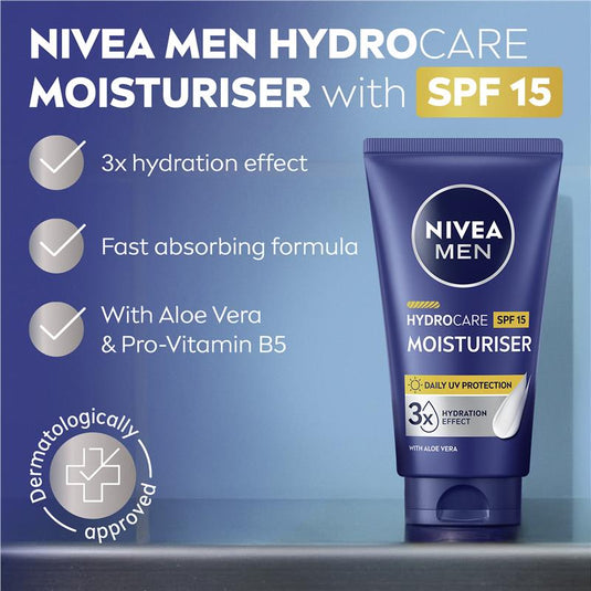 NIVEA MEN Hydrocare Protective Moisturiser SPF 15 75 ml