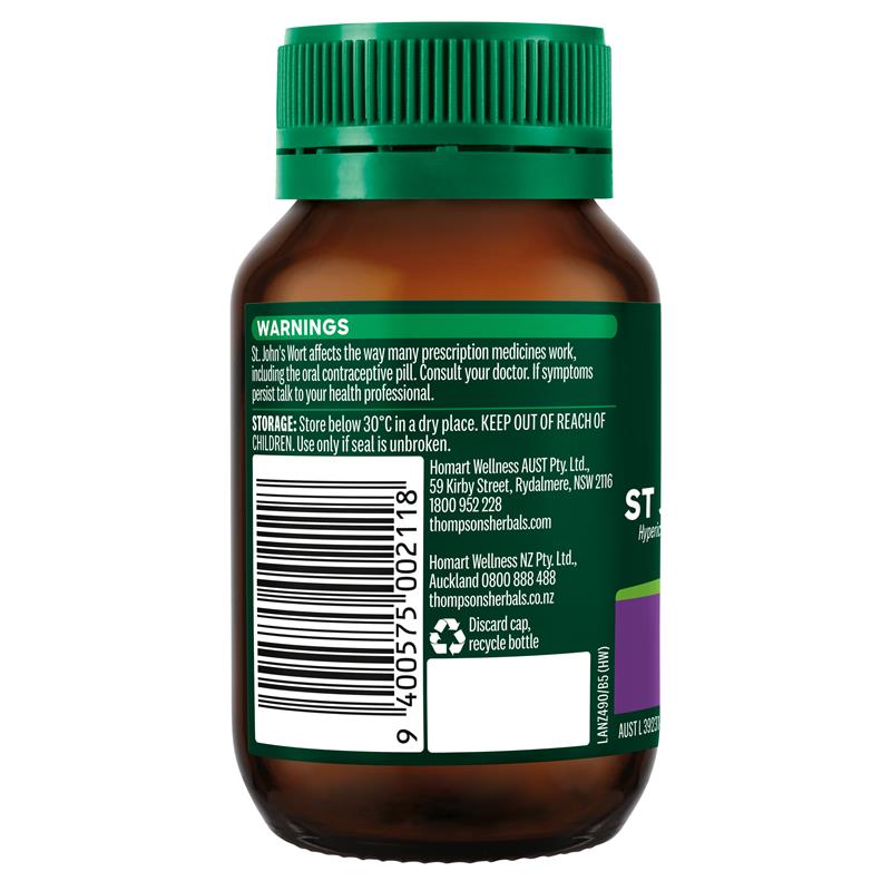 Load image into Gallery viewer, Thompson's One-A-Day St. John's Wort 4000mg 60 Tablets
