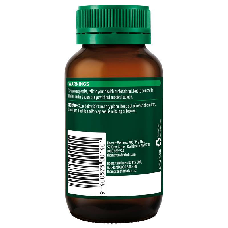 Load image into Gallery viewer, Thompson's Slippery Elm Bark 800mg 60 Tablets
