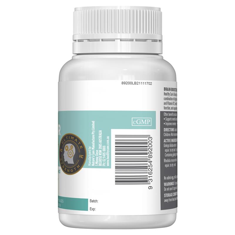 Load image into Gallery viewer, Healthy Care Brain Booster Ginkgo Biloba 6000mg 60 Capsules
