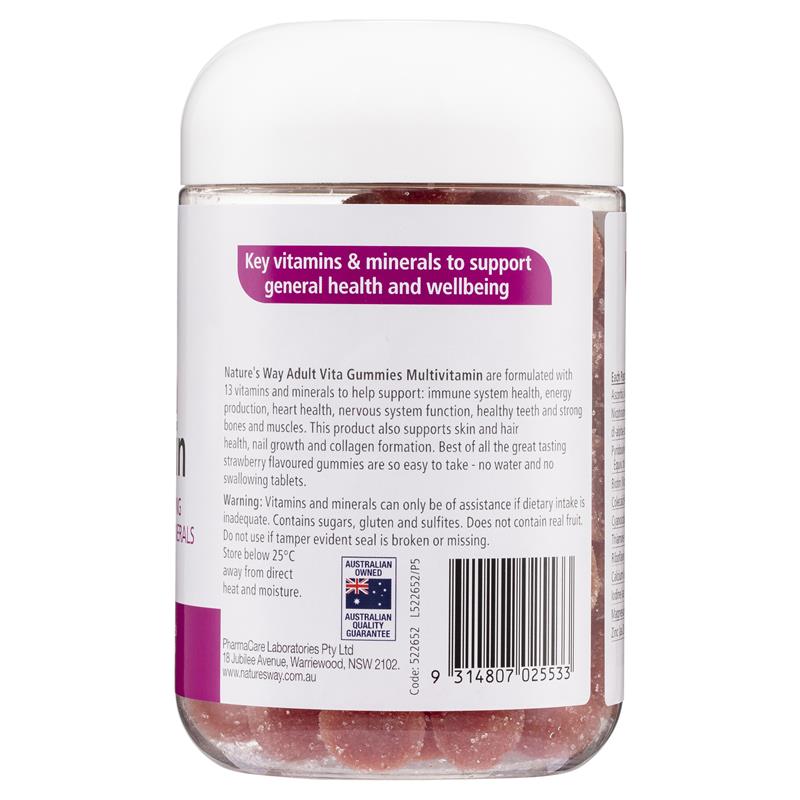 Load image into Gallery viewer, Nature's Way Adult Vita Gummies Multi-Vitamin 120 Gummies
