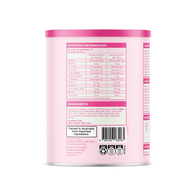 Load image into Gallery viewer, Bondi Protein Co. Beauty Collagen Mixed Berry 210g
