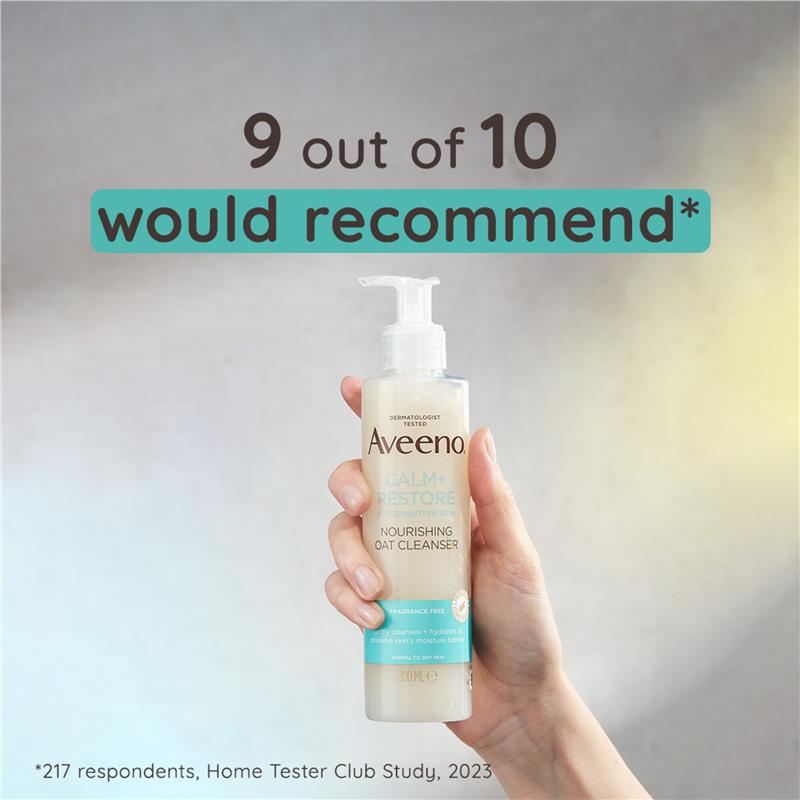 Load image into Gallery viewer, Aveeno Face Calm and Restore Nourishing Oat Cleanser 200ml
