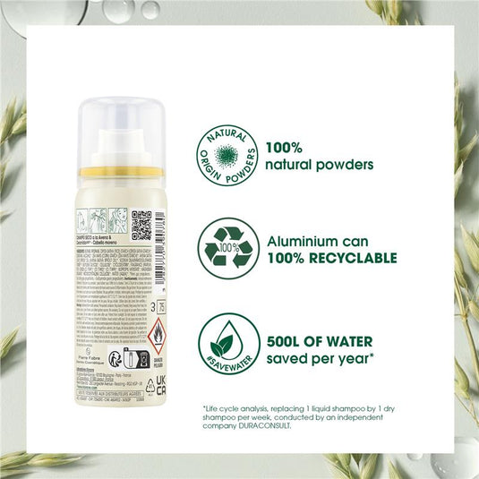 Klorane Dry Shampoo With Oat & Ceramide Dark Hair 50ml