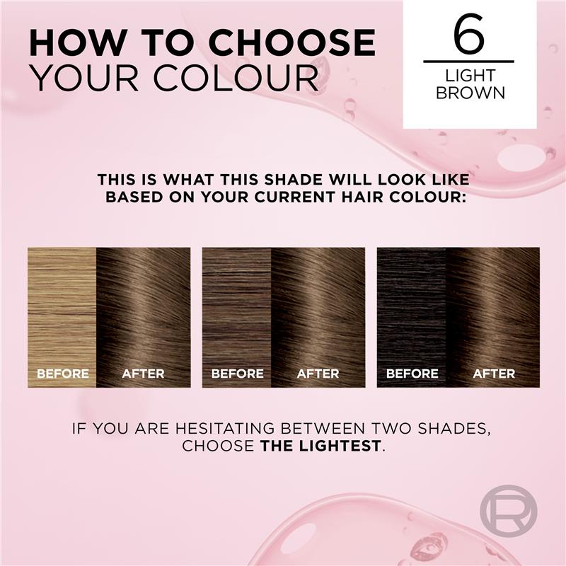 Load image into Gallery viewer, L'Oreal Excellence Creme 6 Light Brown Hair Colour
