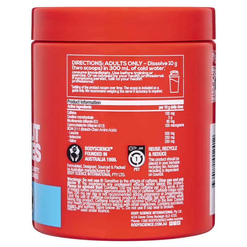 Load image into Gallery viewer, BSc K-OS Pre-Workout Blue Gummies 300g
