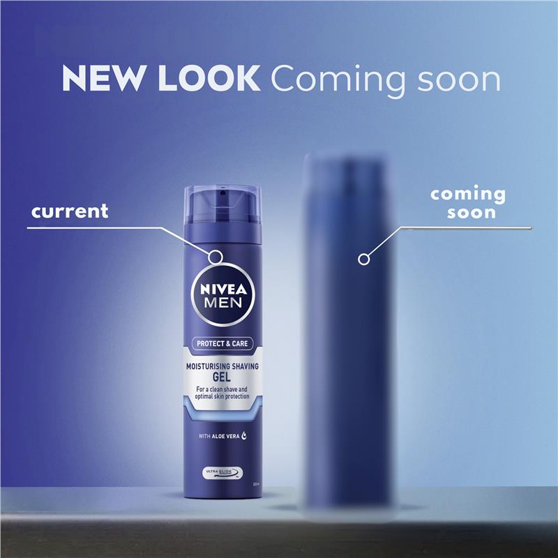 Load image into Gallery viewer, NIVEA MEN Protect &amp; Care Shaving Gel Moisturising 200ml

