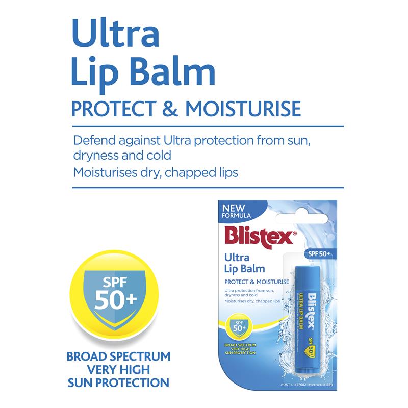 Load image into Gallery viewer, Blistex Ultra Lip Balm SPF 50+ 4.25gm Stick
