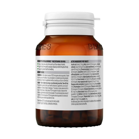 Blackmores Multivitamin For Men Sustained Release 60 Tablets