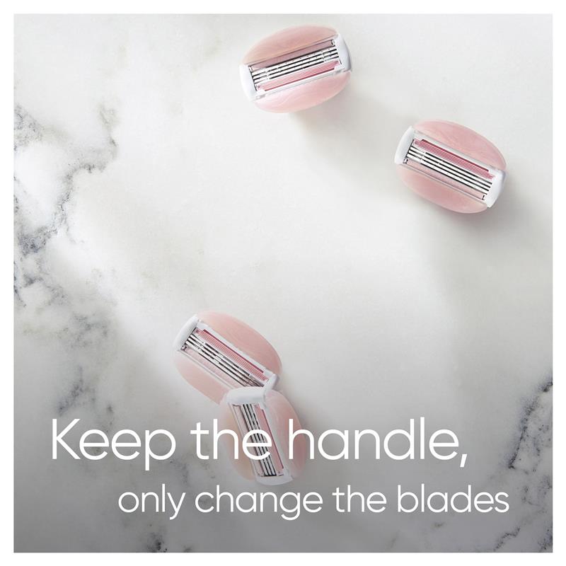 Load image into Gallery viewer, Gillette Venus Comfort Glide White Tea Blade Refills 4 Pack
