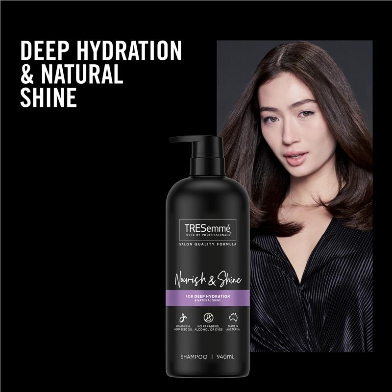 Load image into Gallery viewer, Tresemme Shampoo Nourish &amp; Shine 940ml
