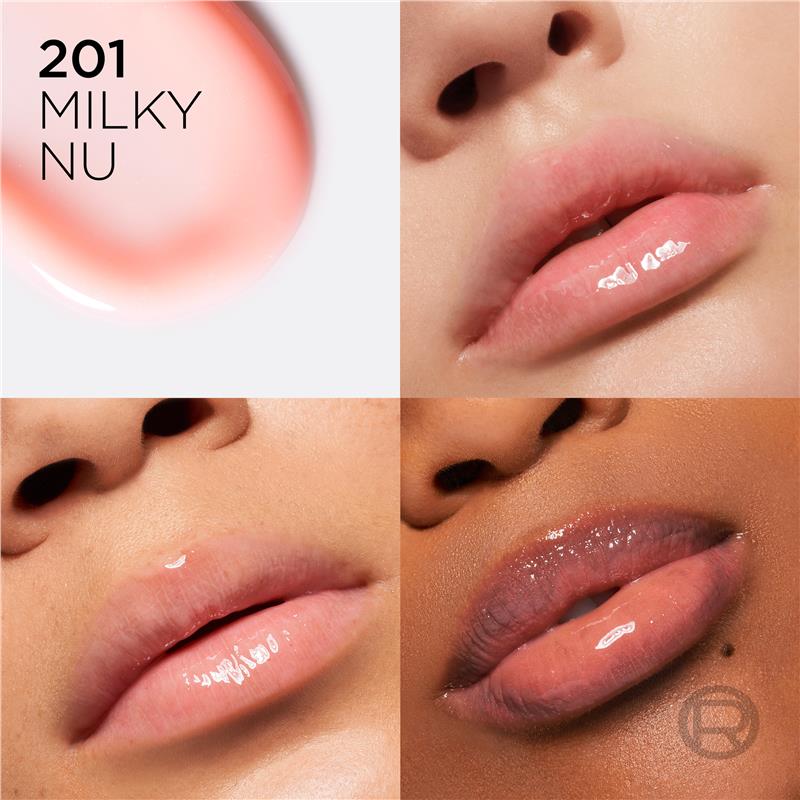Load image into Gallery viewer, L'Oreal Paris Plump Ambition Hyaluron Lip Oil 201 Milky
