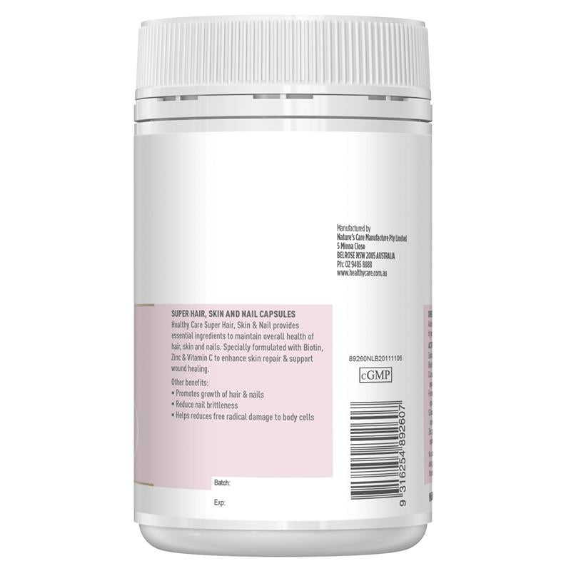 Load image into Gallery viewer, Healthy Care Super Hair Skin &amp; Nails 100 Capsules
