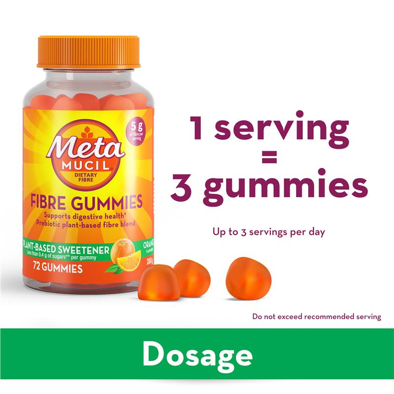Load image into Gallery viewer, Metamucil Fibre Gummies 120 Pack
