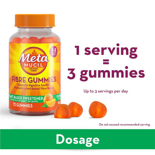 Metamucil Fibre Gummies 120 Pack