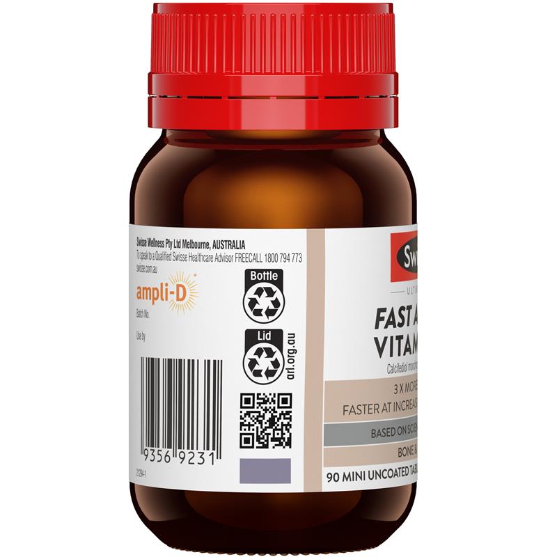 Load image into Gallery viewer, Swisse Ultiboost Fast Acting Vitamin D3 90 Tablets
