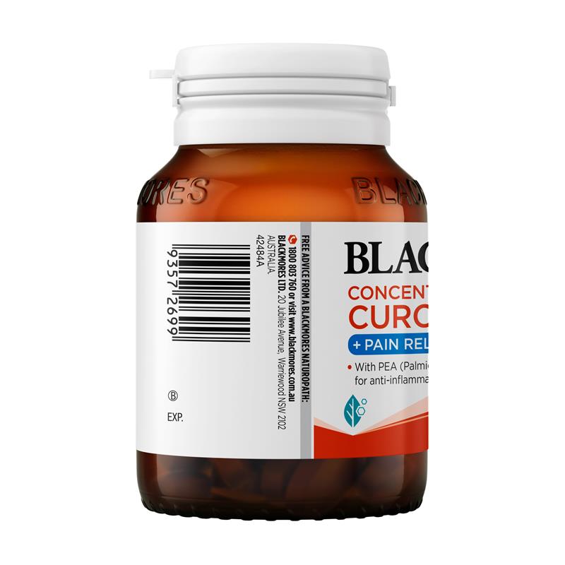 Load image into Gallery viewer, Blackmores Concentrated Curcumin + Pain Relief 40 Tablets
