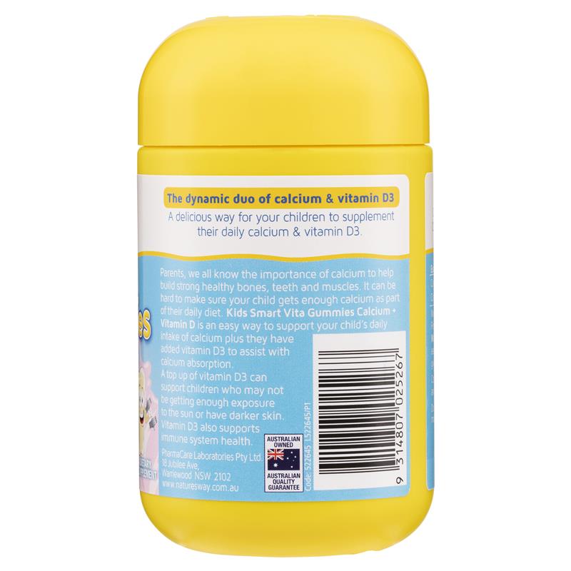 Load image into Gallery viewer, Nature's Way Kids Smart Vita Gummies Calcium + Vit D 60 Pastilles
