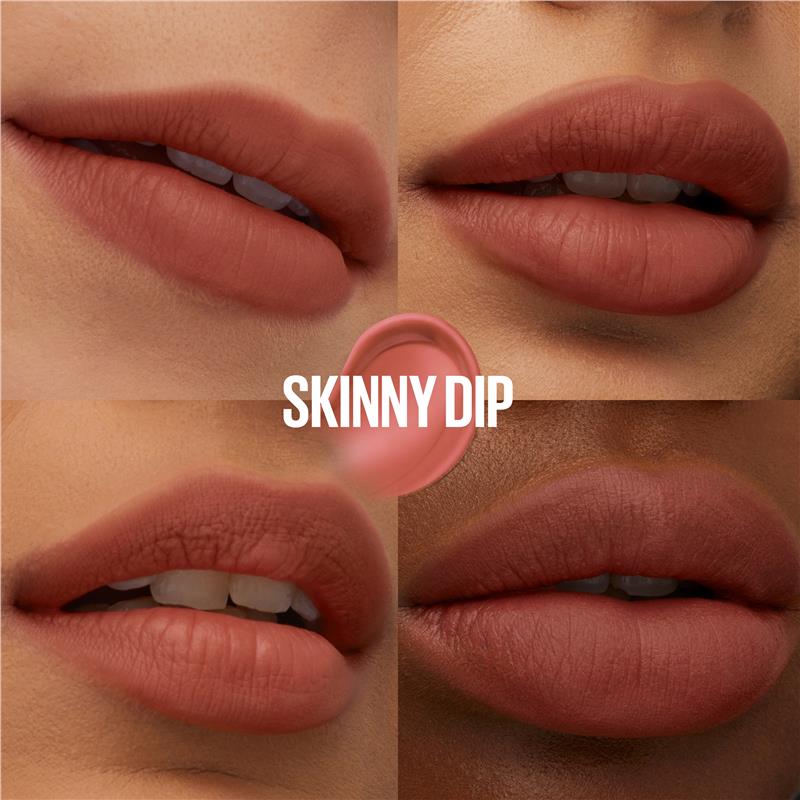 Load image into Gallery viewer, Maybelline Superstay Teddy Tint Lipstick Skinny Dip
