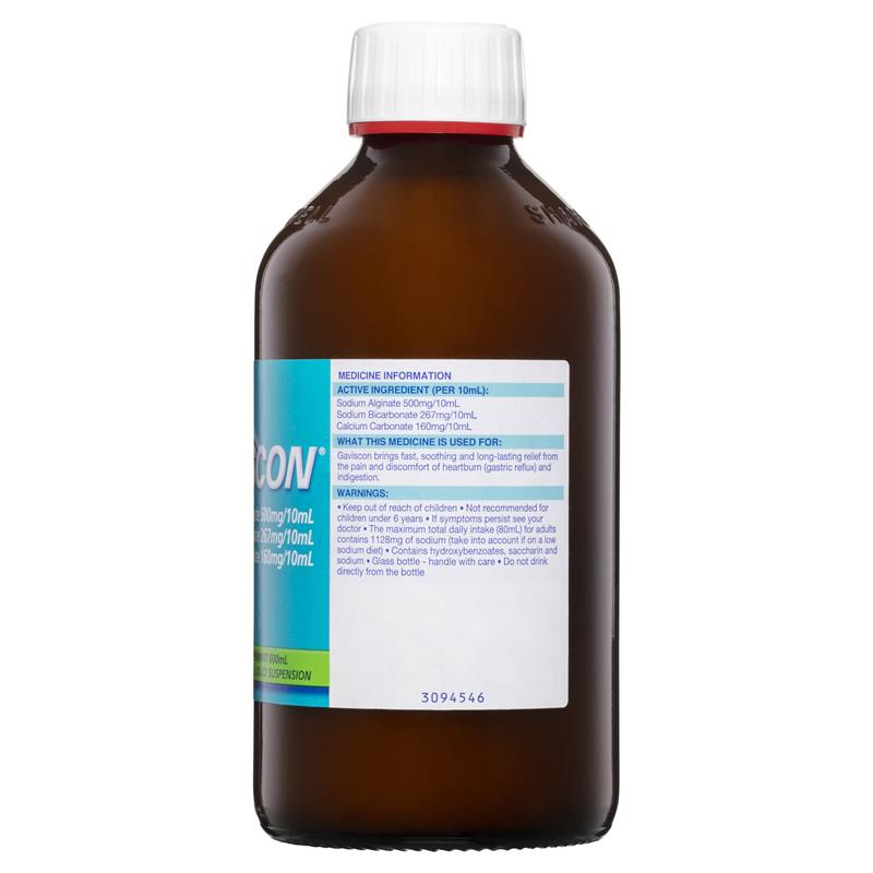 Load image into Gallery viewer, Gaviscon Core Peppermint Liquid Heartburn &amp; Indigestion Relief 600ml
