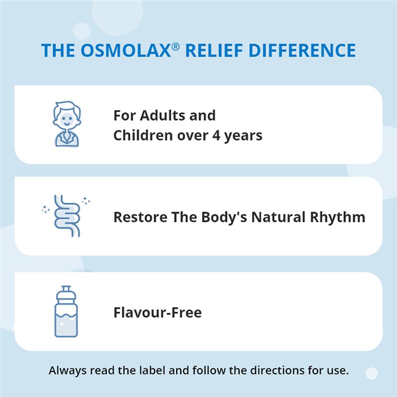 Load image into Gallery viewer, OsmoLax Relief Laxative Powder 49 Dose 833g - Macrogol Constipation Relief with No Salty Taste, Flavour Free &amp; Salt Free
