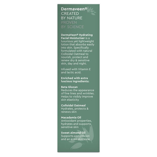 DermaVeen Face Hydrating Moisturiser 75ml