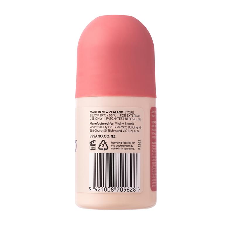 Load image into Gallery viewer, Essano Natural Deodorant Roll On Rosehip Vanilla 50ml
