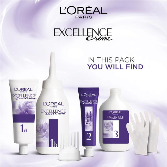 L'Oreal Paris Excellence Cool Creme Permanent Hair Colour 7.11 Ultra Ash Blonde