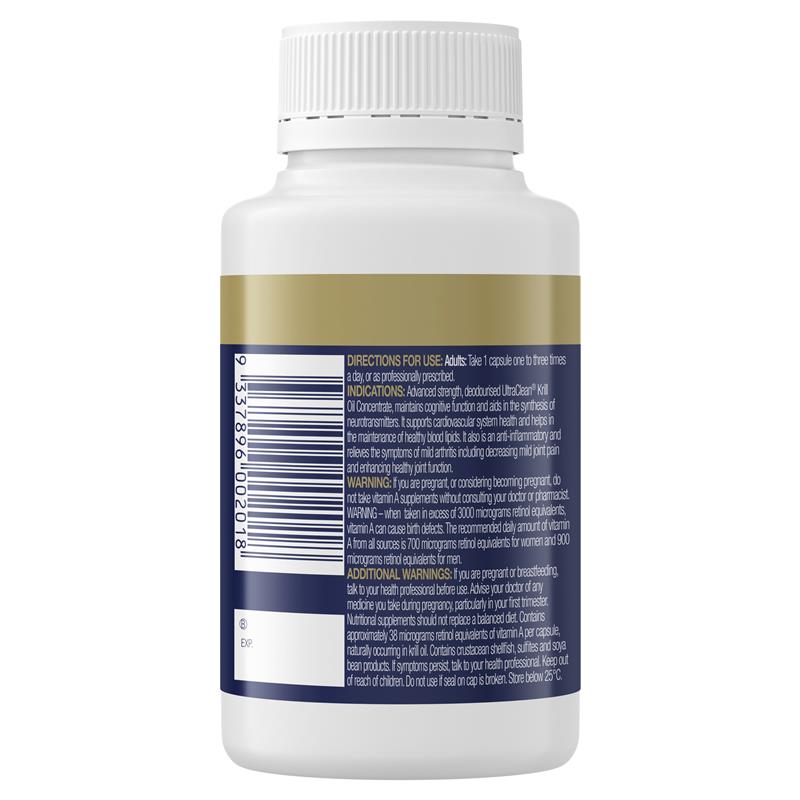 Load image into Gallery viewer, BioCeuticals UltraClean® Krill Oil Concentrate 60 Capsules
