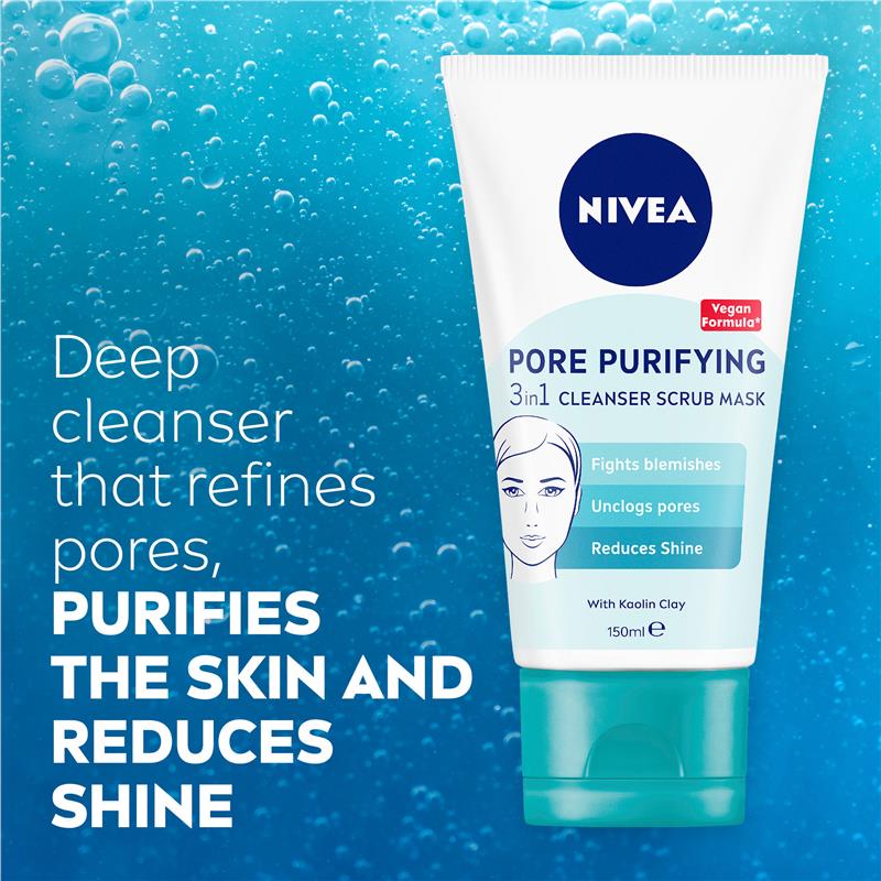 Load image into Gallery viewer, NIVEA Daily Essentials 3-in-1 Face Wash Cleanser 150ml
