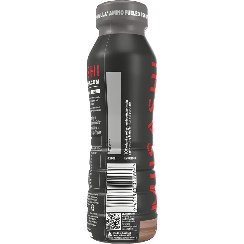 Load image into Gallery viewer, Musashi Muscle Recovery Chocolate 375ml
