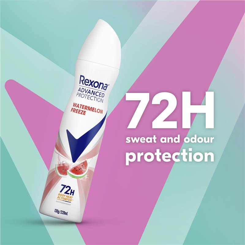 Load image into Gallery viewer, Rexona Women Advanced Antiperspirant Aerosol Watermelon Freeze 220ml
