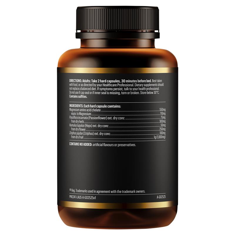 Load image into Gallery viewer, Go Healthy Magnesium Sleep 120 Vege Capsules Exclusive Size
